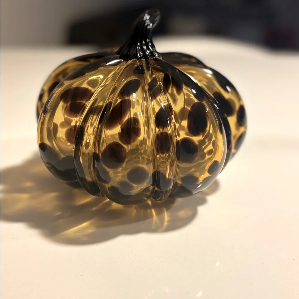 Z Gallerie Glass Tortoise pumpkin #1